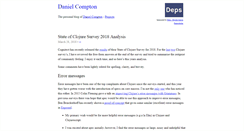 Desktop Screenshot of danielcompton.net