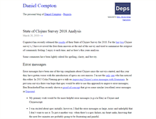 Tablet Screenshot of danielcompton.net